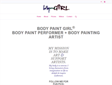 Tablet Screenshot of bodypaintgirl.com